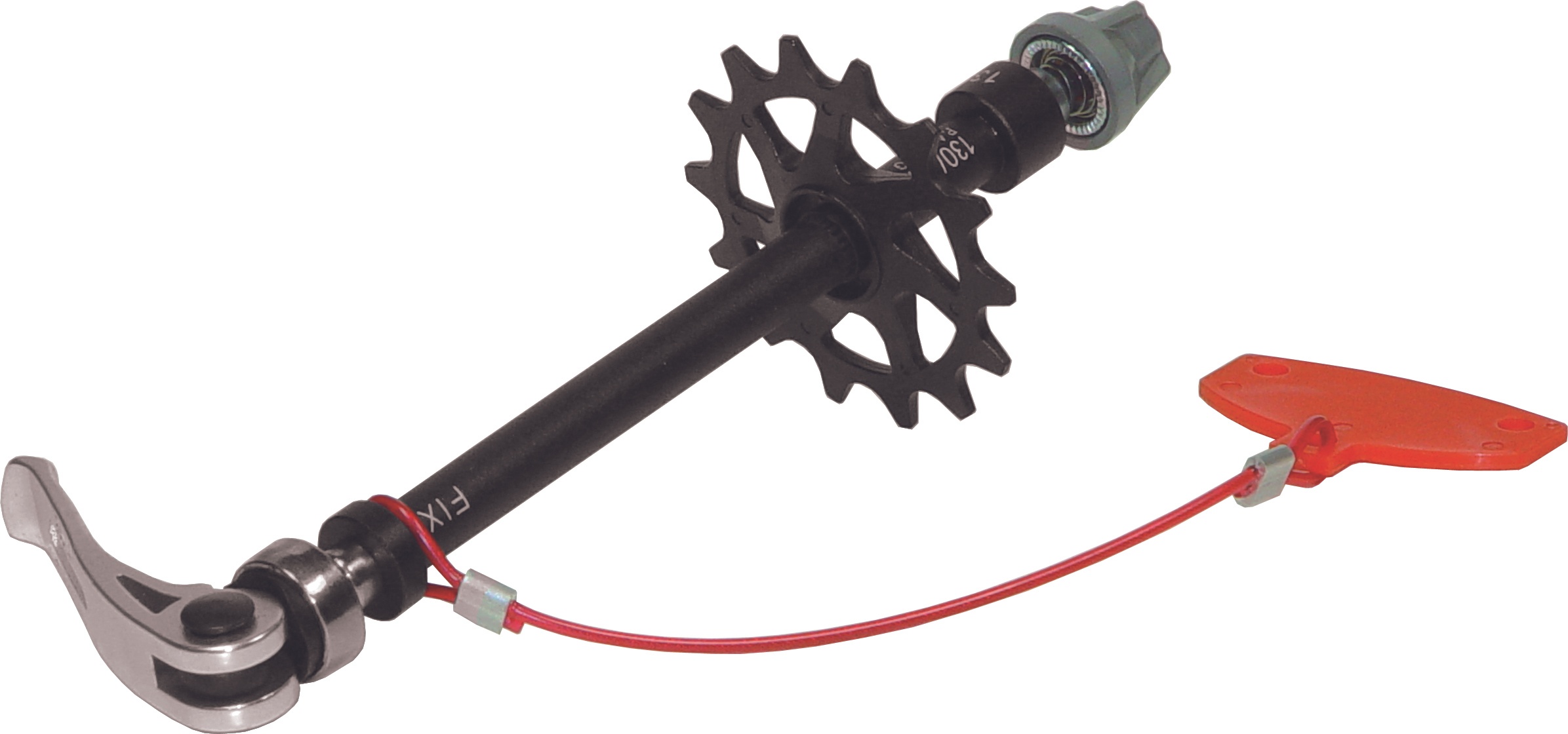 Chain tensioner rear wheel | for bike transport or cleaning