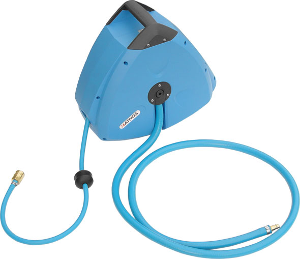 Automatic compressed air hose reel