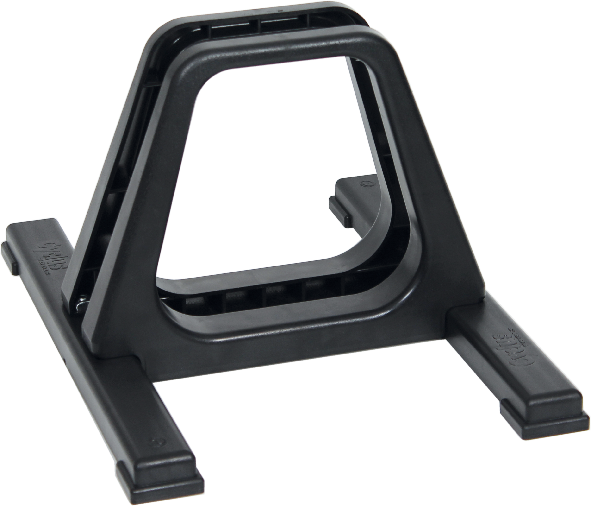 CYCLUS TOOLS bike stand, black plastic for all wheel sizes